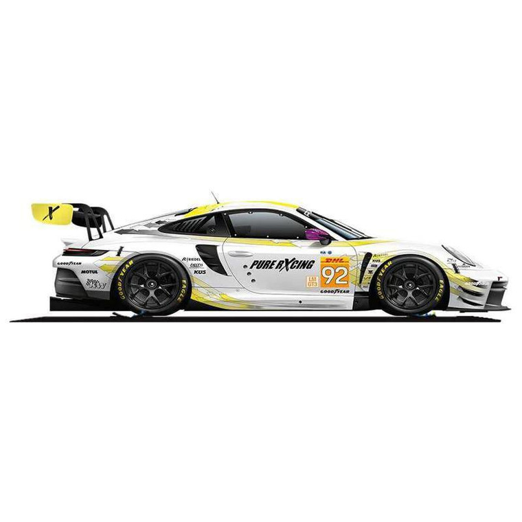  Burago 1/43 Manthey PurerXcing Porsche 911 GT3 R #92 Diecast Model 