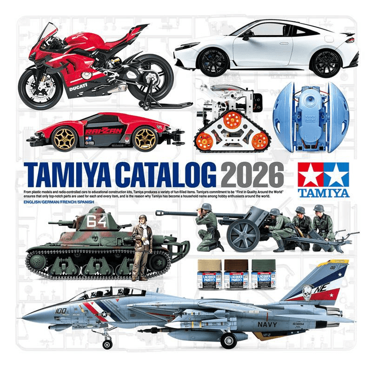  Tamiya 2026 Static Model Catalogue 