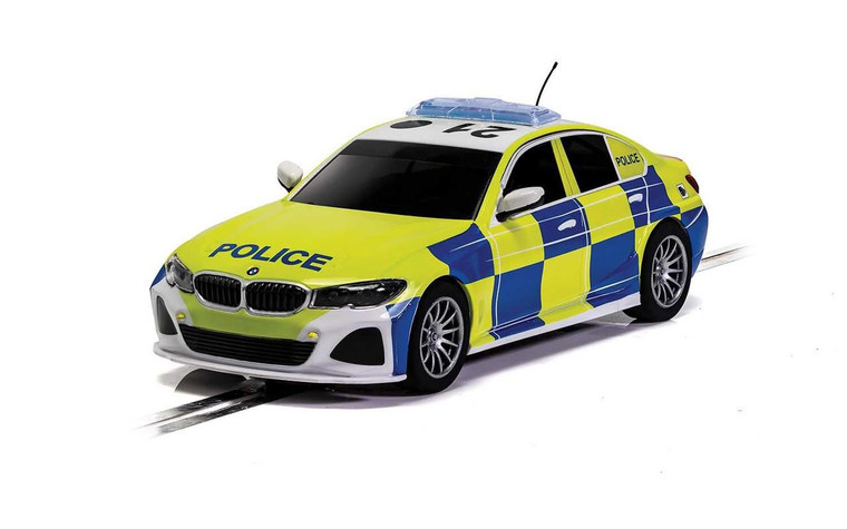  Scalextric Slot Car - BMW 330i M-Sport - Police Edition 