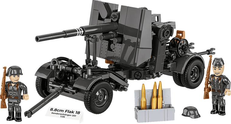 Cobi German 8.8 cm Flak 18 with Carriage 