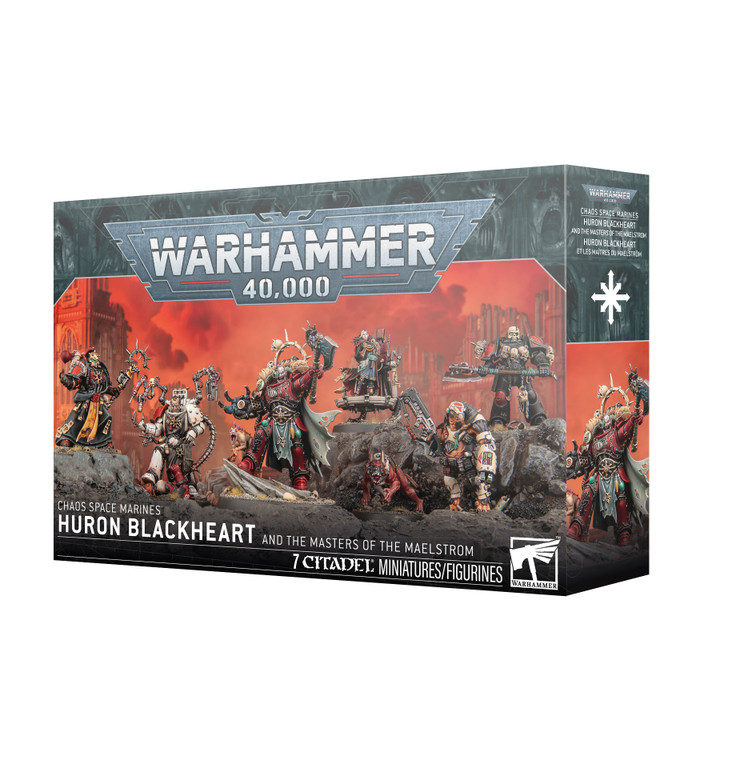 Games Workshop Warhammer 40,000 - Chaos Space Marines - Huron Blackheart and the Masters of the Maelstrom