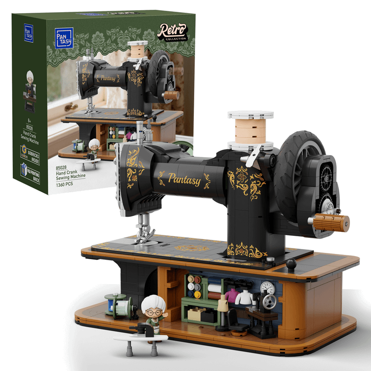  Pantasy Retro: Antique Hand Crank Sewing Machine 