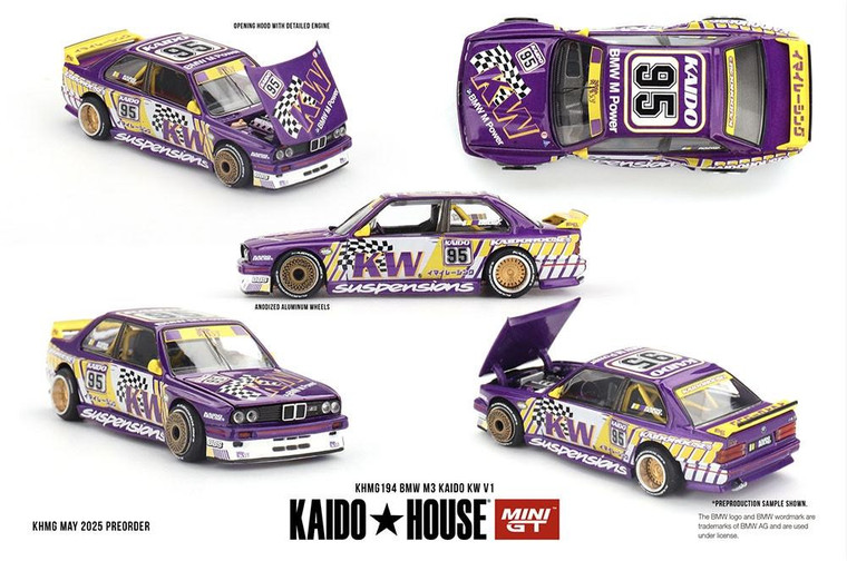  Mini GT 1/64 BMW M3 Kaido Works V1 