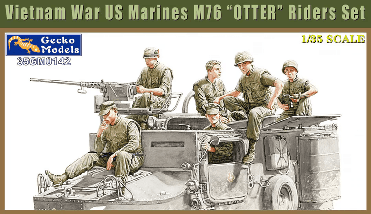  Gecko Models 1/35 US Marines - M76 Otter Riders (Vietnam War) 
