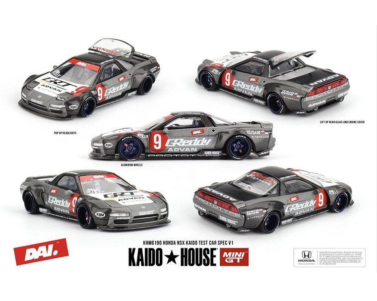  Mini GT 1/64 Honda NSX Kaido Test Car Spec V1 
