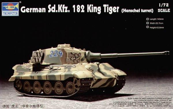 Trumpeter 1/72 Pz.Kpfw.VI King Tiger Sd.Kfz.182 