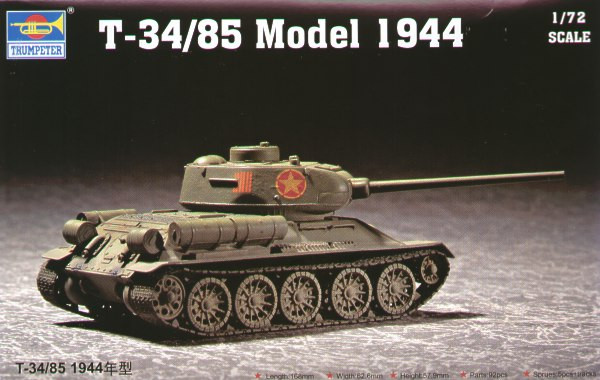 Trumpeter 1/72 Soviet T-34/85 1944