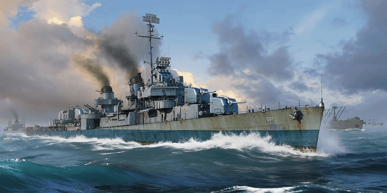Trumpeter I love Kit 1/350 USS The Sullivans DD-537 