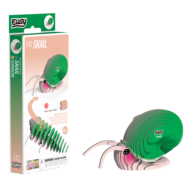  Eugy 143 Snail Card 3D Puzzle 