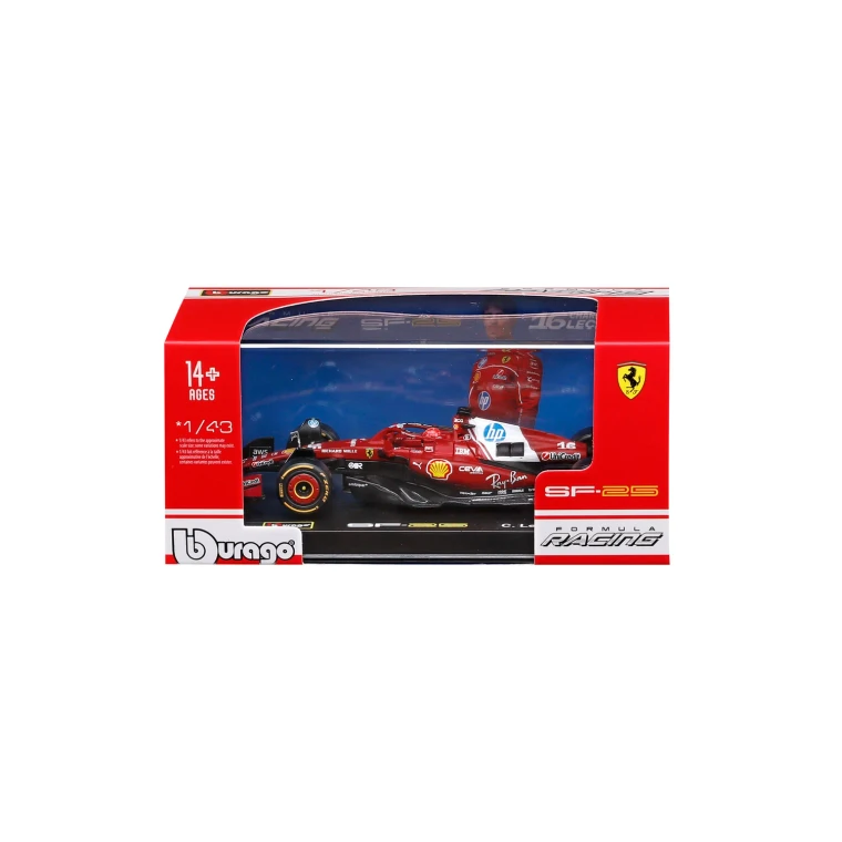 Burago 1/43 Ferrari SF-25 F1 #44 2025 Hamilton with Helmet