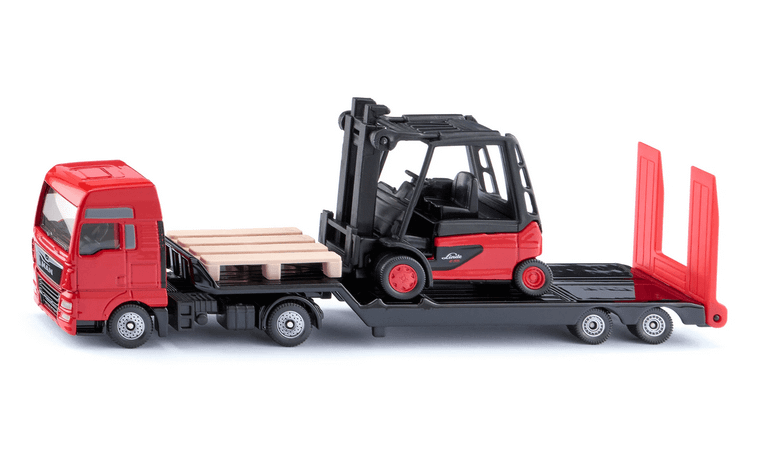  Siku 1/87 MAN Truck with Linde Forklift 
