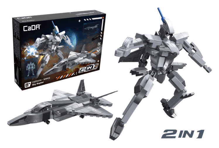  CaDA Sky Raptor 2-in-1 Mecha Robot Aircraft 