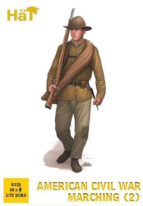  Hat Industrie 1/72 American Civil War Infantry Marching (2) 