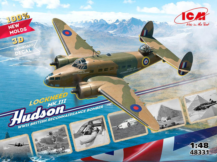 Icm ICM 1/48 Lockheed Hudson Mk.III (RAF) 