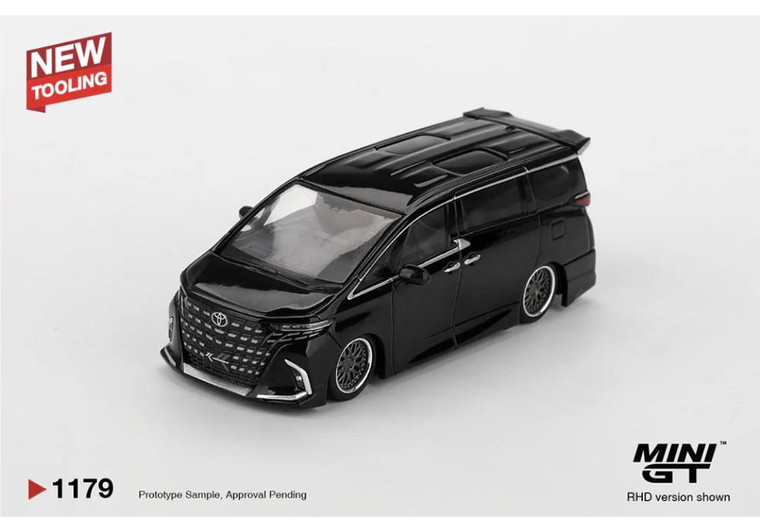  Mini GT 1/64 Toyota Alphard 40 Kuhl Black (RHD) 