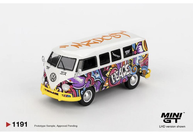  Mini GT 1/64 Volkswagen T1 Microbus Mizu Design (RHD) 
