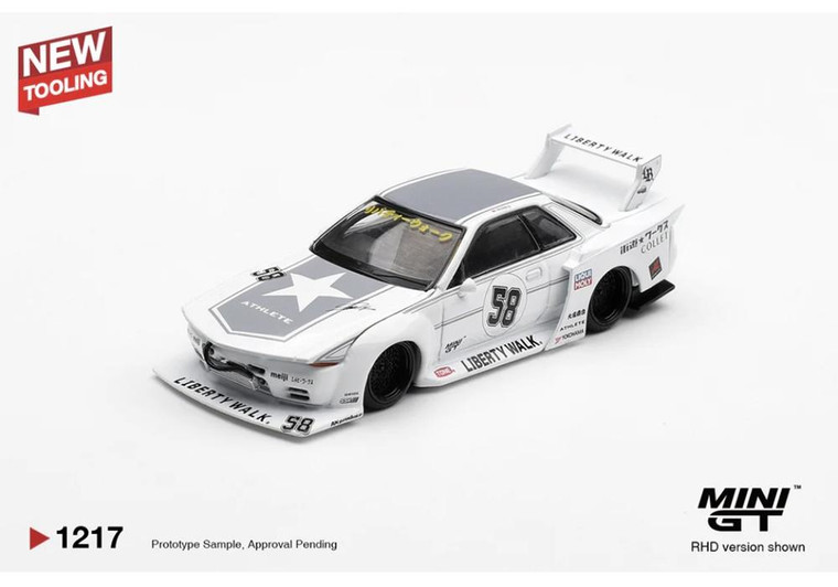  Mini GT 1/64 Nissan GT-R32 LB-Kaido Works TAS 2025 (RHD) 