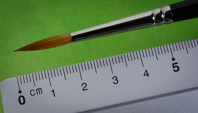 Albion Alloys Brushes - Kolinsky Sable - Size 5 Round Pointed