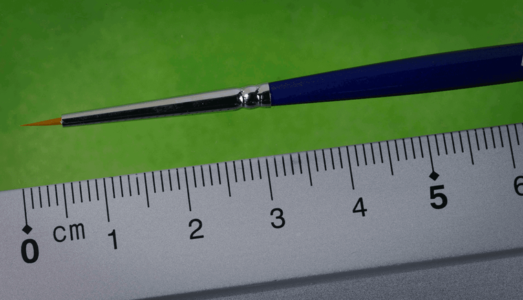 Academy Albion Alloys Brushes - Synthetic - Size 10/0 Round Pointed 