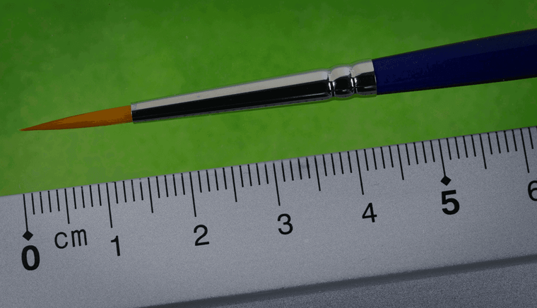 Academy Albion Alloys Brushes - Synthetic - Size 3 Round Pointed 