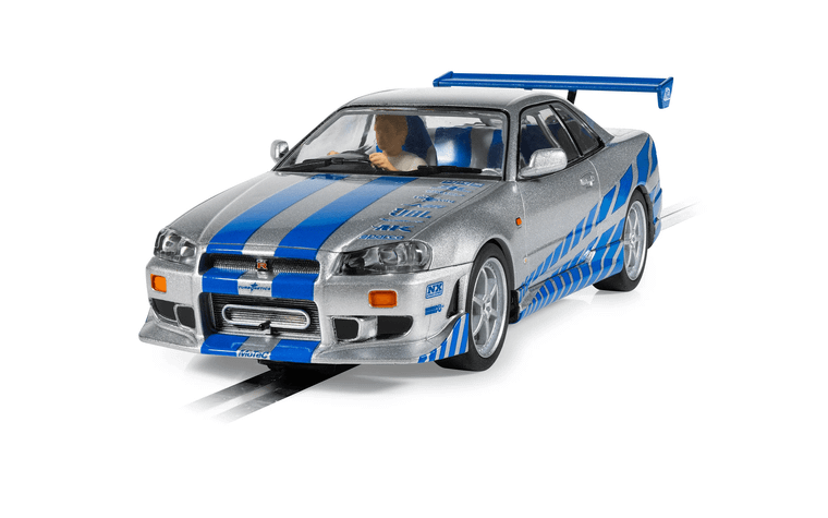  Scalextric Slot Car - Nissan Skyline GT-R (R34) - 2 Fast 2 Furious 