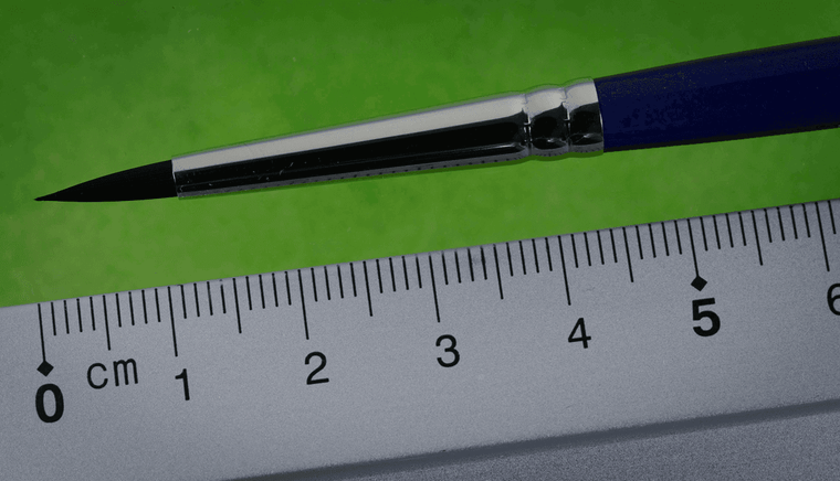Academy Albion Alloys Brushes - Synthetic - Size 5 Dry Round Pointed 