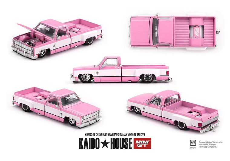  Mini GT 1/64 Chevrolet Silverado Dually Vintage Spec V2 