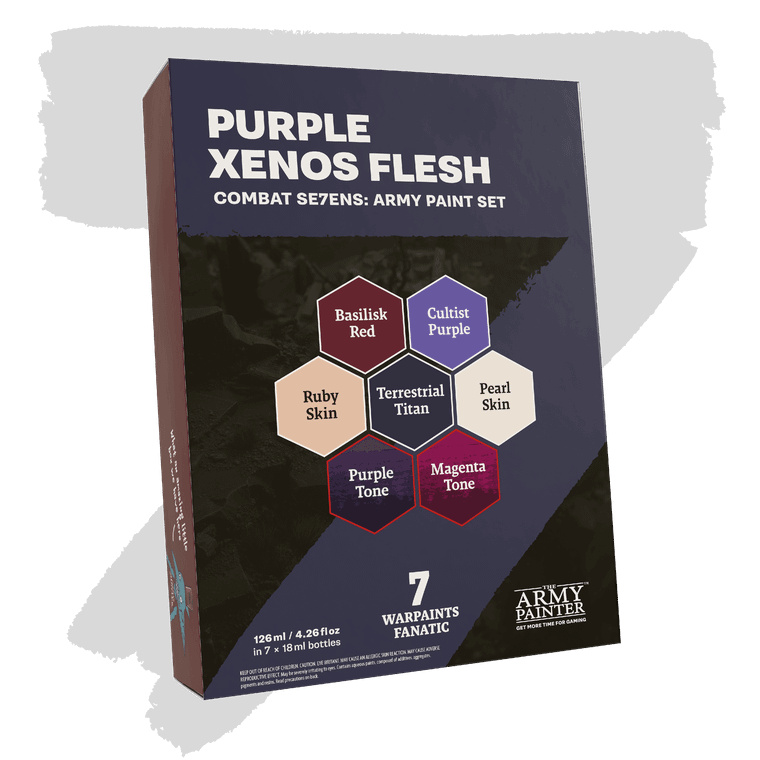  Army Painter Combat Se7ens: Purple Xenos Flesh Paint Set 