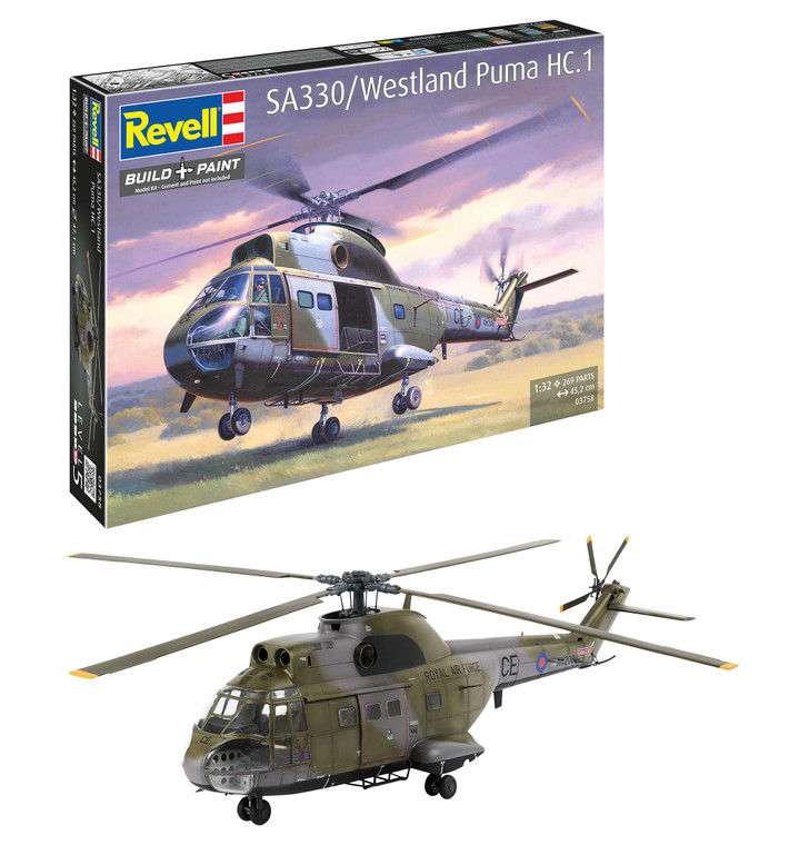  Revell 1/32 Aerospatiale SA 330/Westland Puma HC.1 
