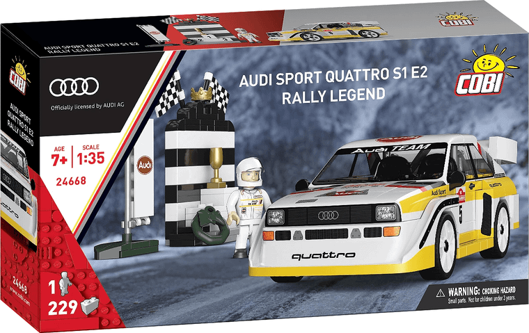  Cobi 1/35 Audi Sport Quattro S1 E2 Rally Legend (1985) 