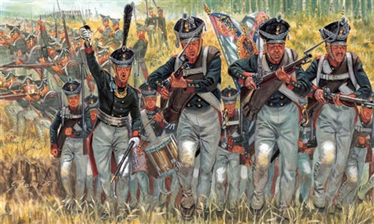  Italeri 1/72 Russian Infantry Napoleonic Wars Model Figures 