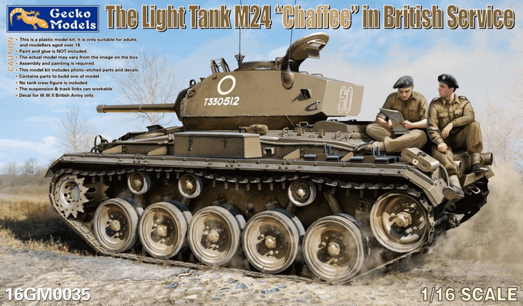  Gecko Models 1/16 M24 Chaffee Light Tank (British) 