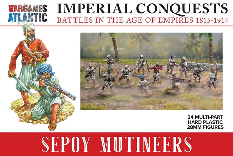  Wargames Atlantic 28mm Imperial Conquests - Sepoy Mutineers 