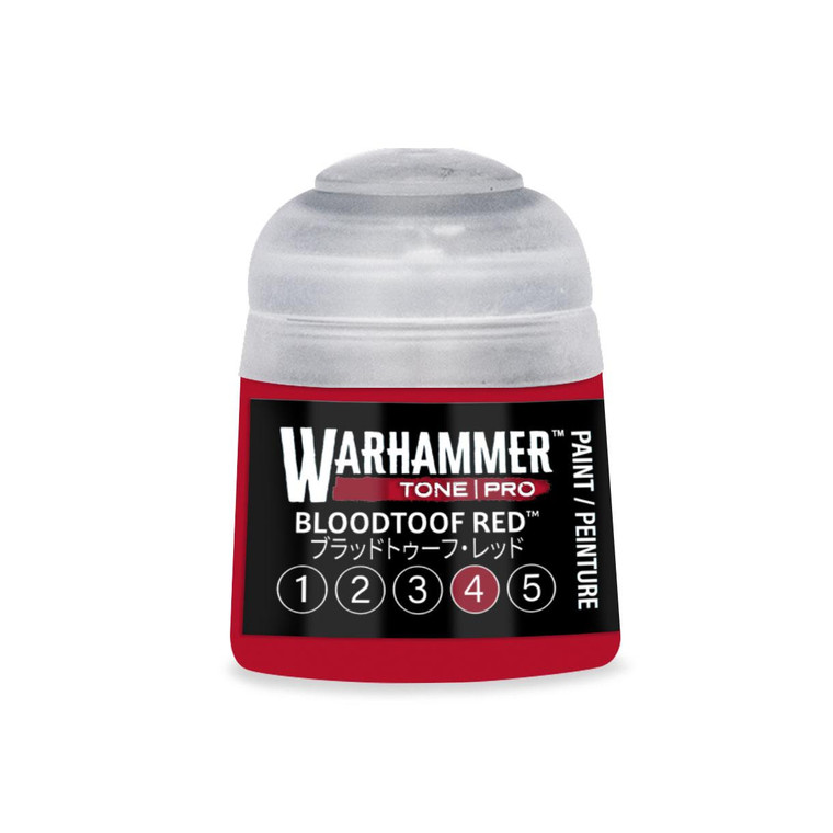 Citadel Warhammer Colour 12ml Tone Pro - Bloodtoof Red - Tone 4 