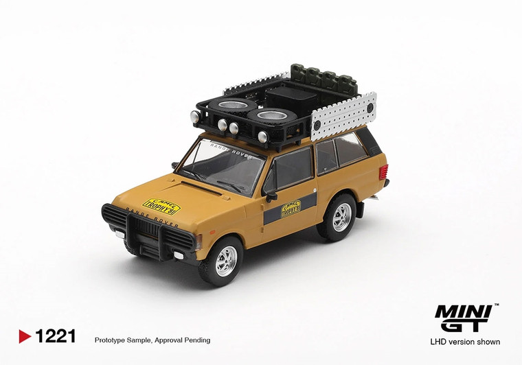 Mini GT 1/64 Range Rover 1981 Camel Trophy Sumatra K.Stoppa and A.Valldorf (LHD)