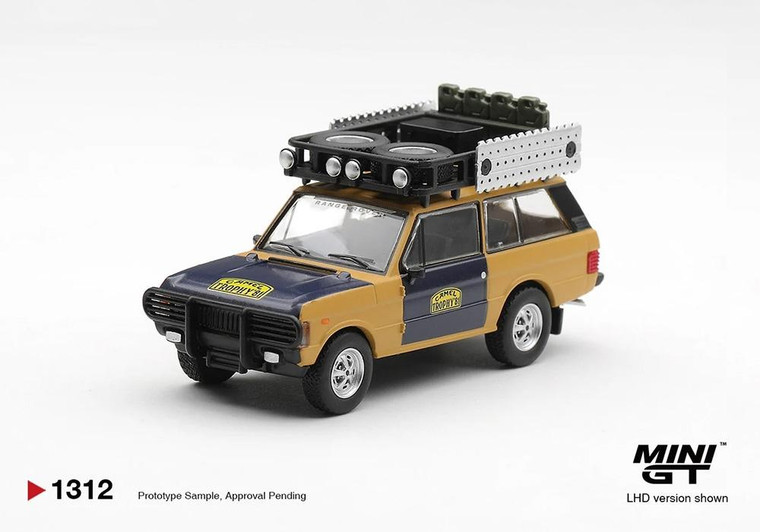  Mini GT 1/64 Range Rover 1981 Camel Trophy Sumatra H.Fischer and W.Bays (LHD) 