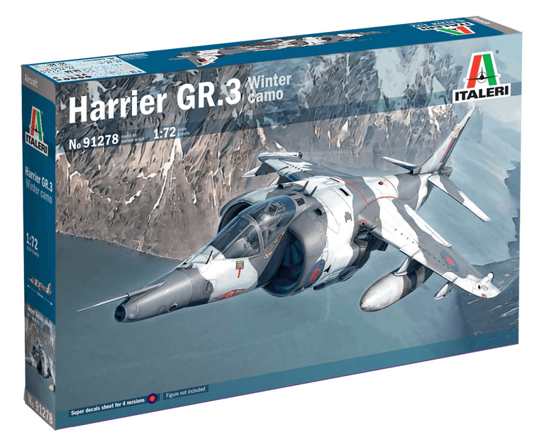  Italeri 1/72 Hawker Siddeley Harrier GR.3 (Winter Camo) 
