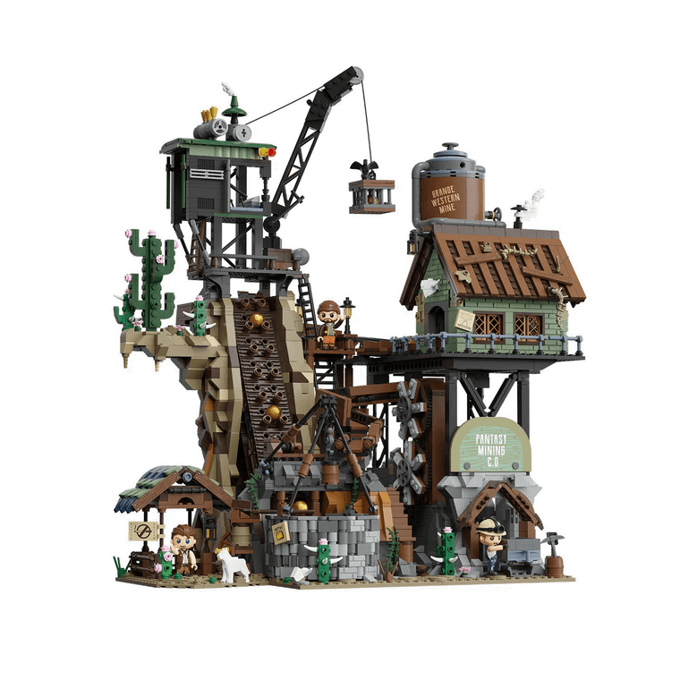  Pantasy Steampunk: Western Mine 