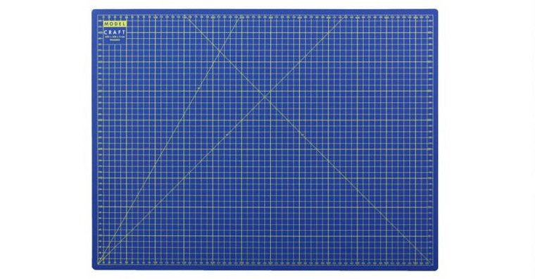  Modelcraft A2 Cutting Mat Blue/Yellow 