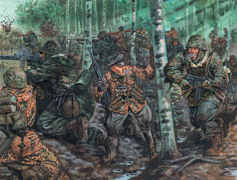  Italeri 1/72 German Elite Troops Model Figures 
