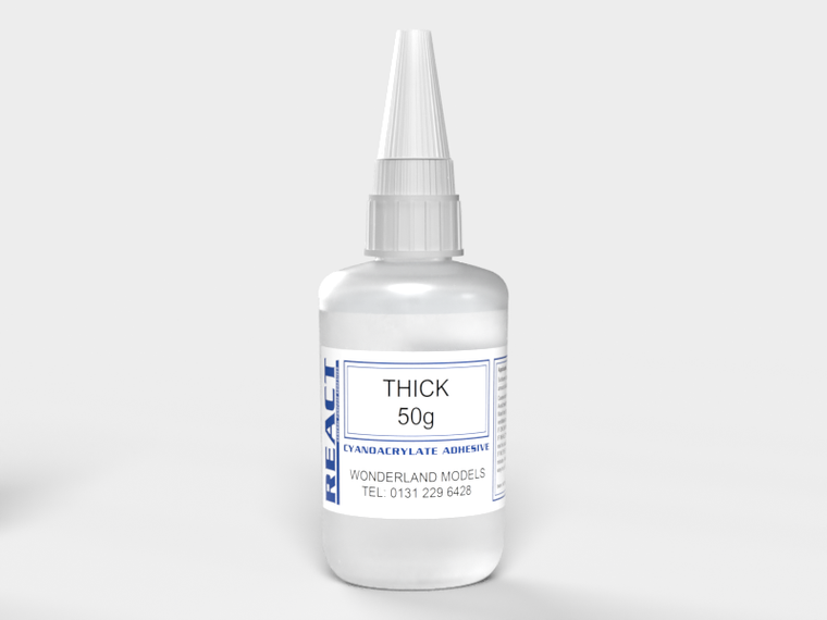  React Cyanoacrylate Thick Super Glue 50gm 