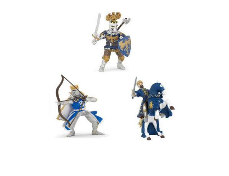  Papo Toys Blue Knights Gift Set 