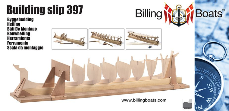  Billings Models Building Slip for a Wooden Boat Kit 