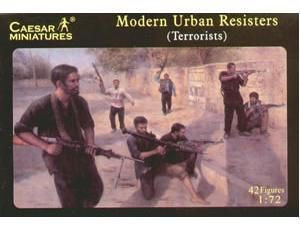  Caesar Miniatures 1/72 Modern Urban Resisters Model Figures 