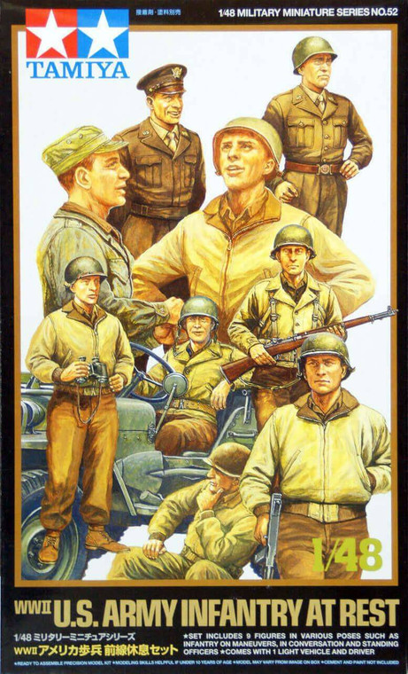  Tamiya 1/48 US Infantry at Rest WWII 