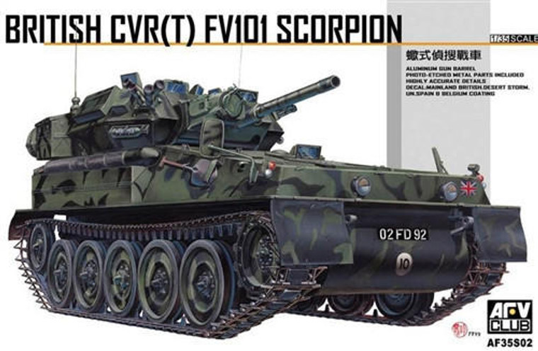  AFV Club 1/35 British CVR(T) FV101 Scorpion Model Kit 