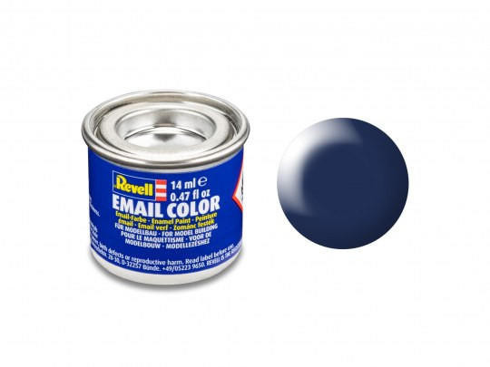  Revell 14ml 350 Enamel Silk Dark Blue Paint 