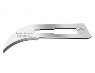 Swann-Morton Number 12 Surgical Scalpel Blade