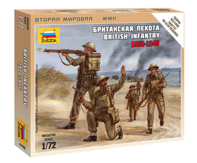 Zvezda 1/72 WWII British Infantry 1939-1945