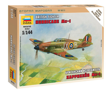 Zvezda 1/144 Hawker Hurricane Mk.I
